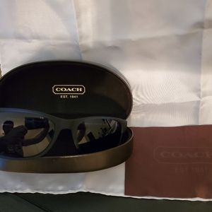 Coach Matte Navy Sunglasses